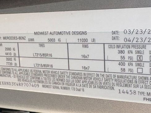 Used 2024 Mercedes-Benz Sprinter 3500 image 46