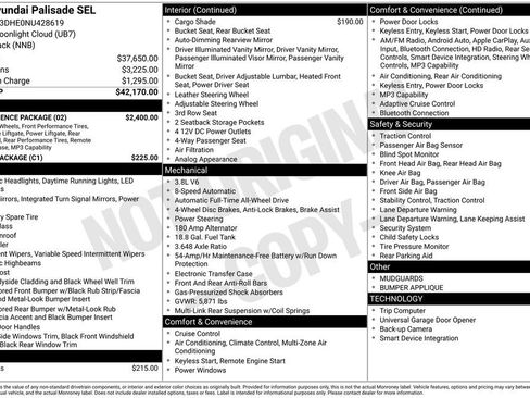 Used 2022 Hyundai Palisade SEL w/ Convenience Package AWD/4WD image 38