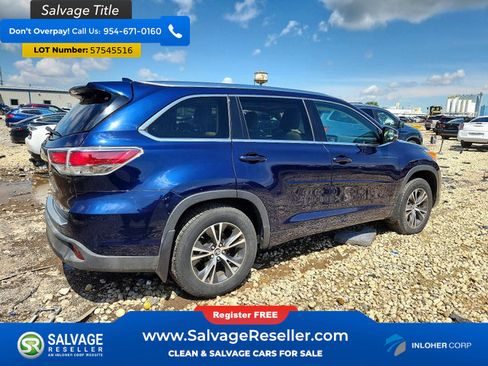 Used 2016 Toyota Highlander XLE w/ Protection Package #3 AWD/4WD image 4