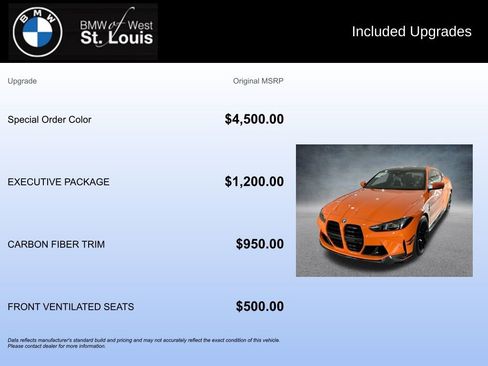 Used 2025 BMW M4 Coupe w/ Executive Package image 20