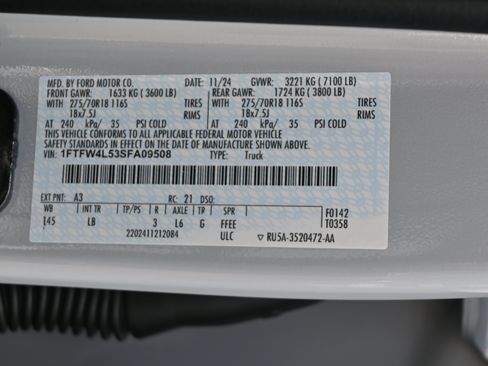 Used 2025 Ford F150 Tremor w/ Bed Utility Package AWD/4WD image 32