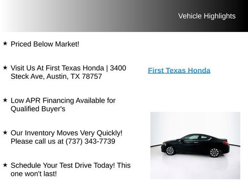 Used 2015 Honda Accord LX-S image 9