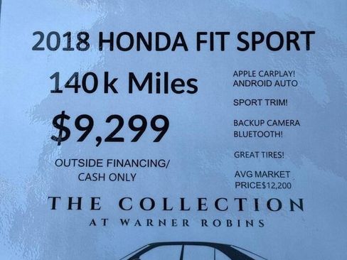 Used 2018 Honda Fit Sport image 2