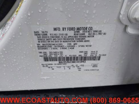 Used 2021 Ford EcoSport SE w/ SE Convenience Package image 15