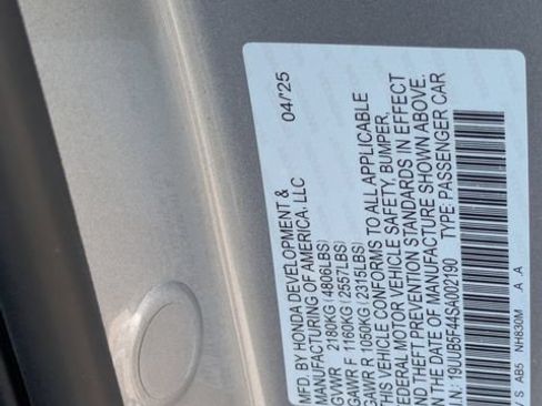 Used 2025 Acura TLX w/ Technology Package FWD image 35