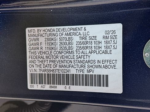 New 2026 Honda CR-V Sport-L image 30