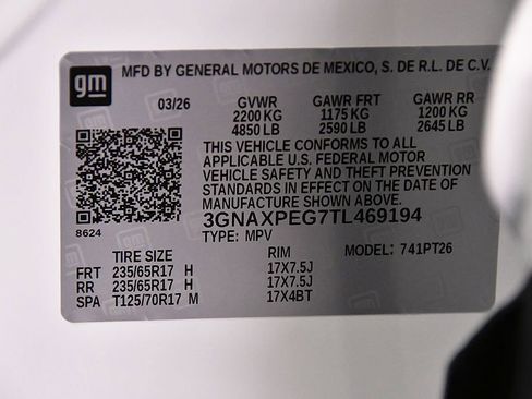 New 2026 Chevrolet Equinox LT AWD/4WD image 13