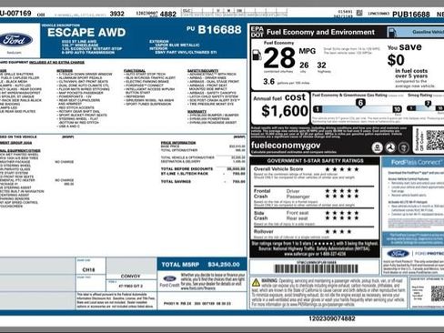 Used 2023 Ford Escape ST-Line w/ Tech Pack #1 image 30