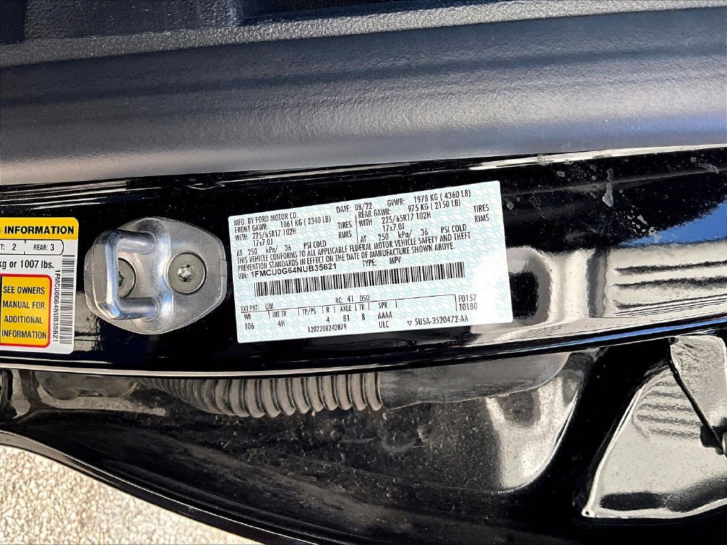 Used 2022 Ford Escape SE FWD image 20