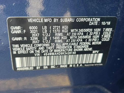 Used 2019 Subaru Ascent Premium image 26