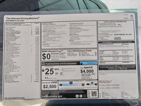 New 2026 BMW X5 sDrive40i w/ M Sport Package image 17