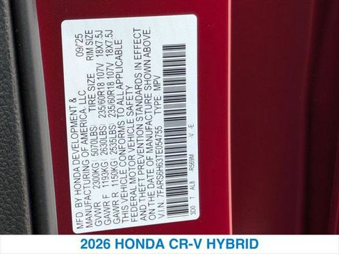 New 2026 Honda CR-V TrailSport image 26