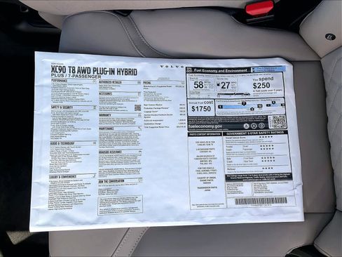 New 2026 Volvo XC90 T8 Plus w/ Protection Package Premier image 37