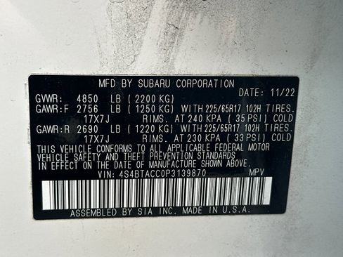 Used 2023 Subaru Outback Premium AWD/4WD image 37