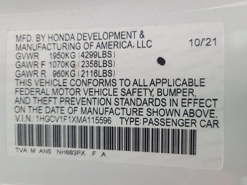 Used 2021 Honda Accord LX image 33