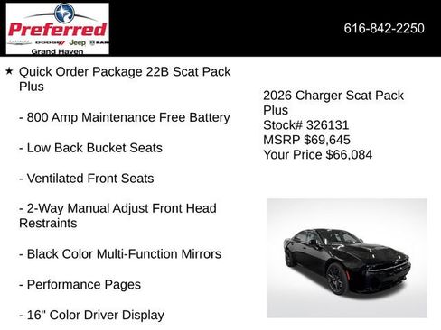 New 2026 Dodge Charger Scat Pack image 6
