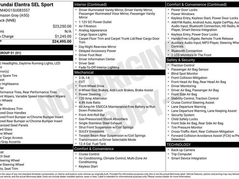 Certified 2025 Hyundai Elantra Sport FWD image 33