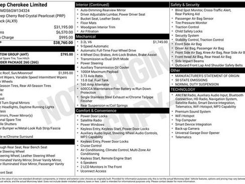 Used 2016 Jeep Cherokee Limited w/ Trailer Tow Group image 4