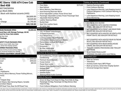 Used 2022 GMC Sierra 1500 AT4 w/ AT4 Premium Package AWD/4WD image 3