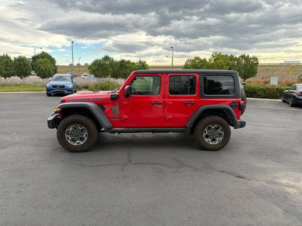 Used 2021 Jeep Wrangler Unlimited Rubicon 4xe w/ Steel Bumper Group AWD/4WD image 2