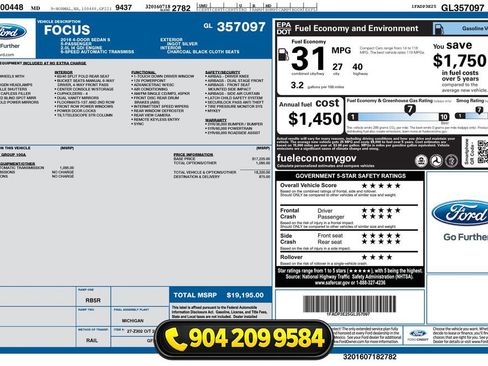 Used 2016 Ford Focus S FWD image 37