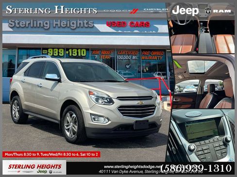 Used 2016 Chevrolet Equinox LTZ w/ Enhanced Convenience Package FWD image 1