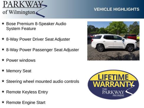 Used 2022 GMC Acadia Denali w/ Denali Ultimate Package FWD image 9