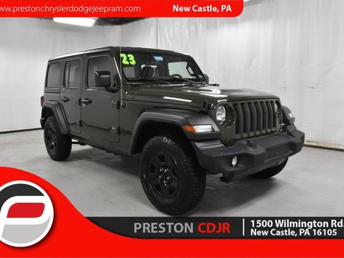Used 2023 Jeep Wrangler Sport image 1