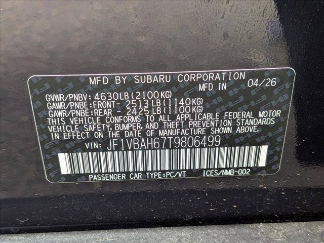 New 2026 Subaru WRX Premium AWD/4WD image 19