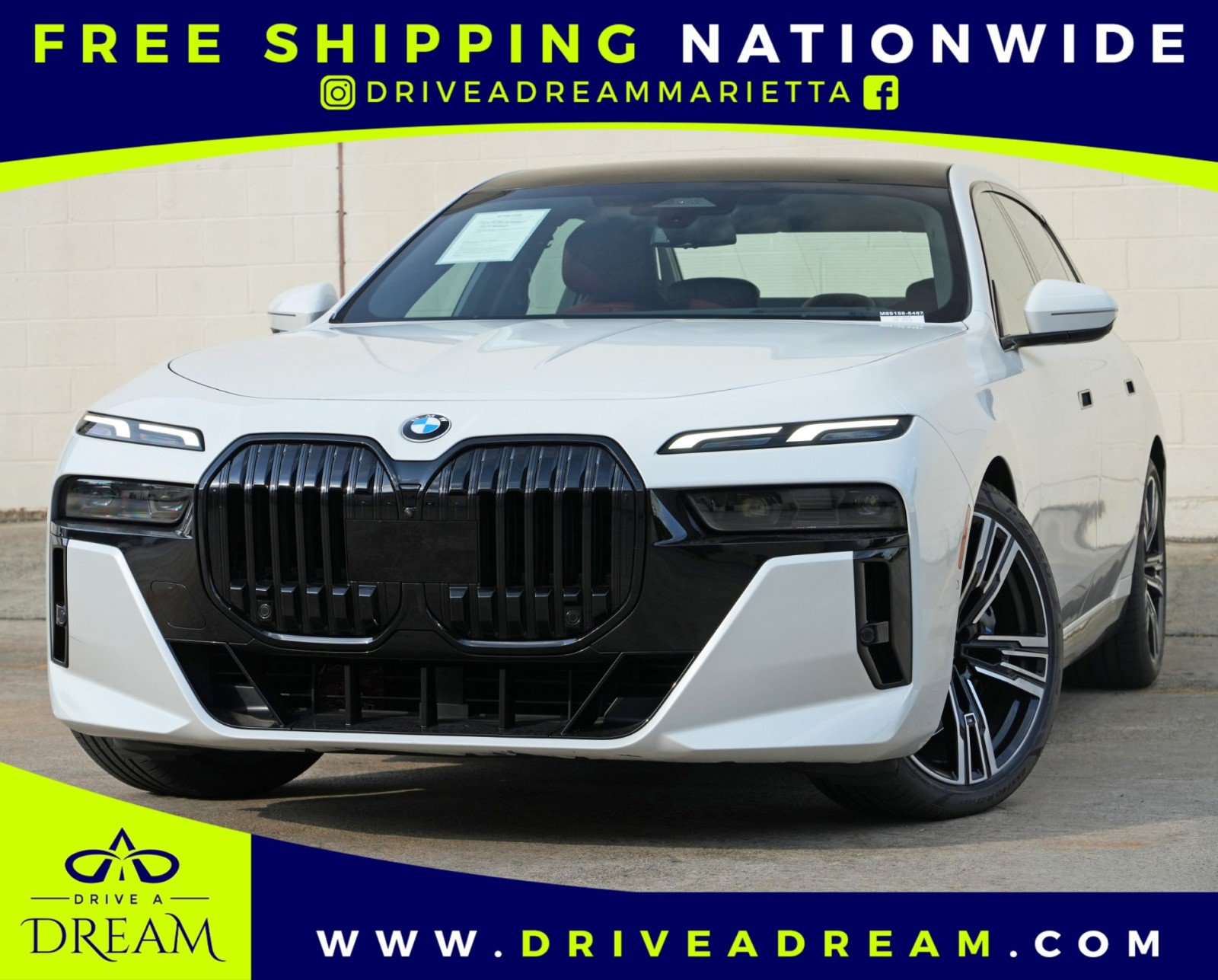 Used 2023 BMW 740i w/ Parking Assistance Package RWD image 1