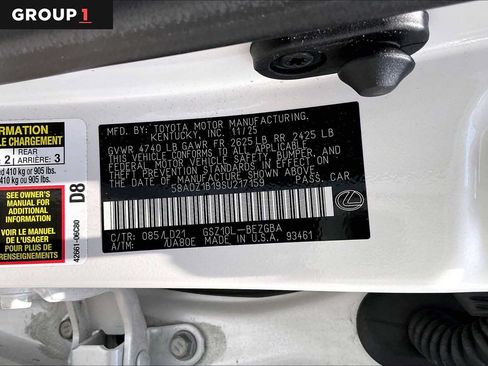 Used 2025 Lexus ES 350 w/ Premium Package FWD image 34