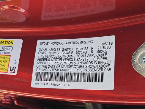 Used 2019 Honda Accord EX-L image 31