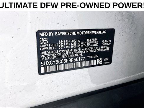 Used 2023 BMW X6 xDrive40i w/ Premium Package AWD/4WD image 41