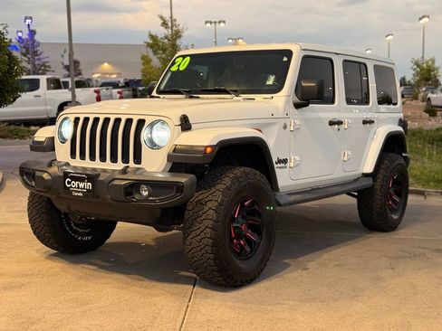 Used 2020 Jeep Wrangler Unlimited Sahara AWD/4WD image 3