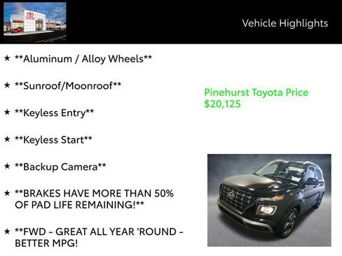 Used 2025 Hyundai Venue SEL image 13