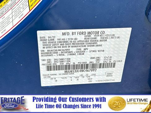 Certified 2022 Ford EcoSport SES image 30