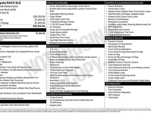 Used 2023 Toyota RAV4 XLE w/ Convenience Package FWD image 5