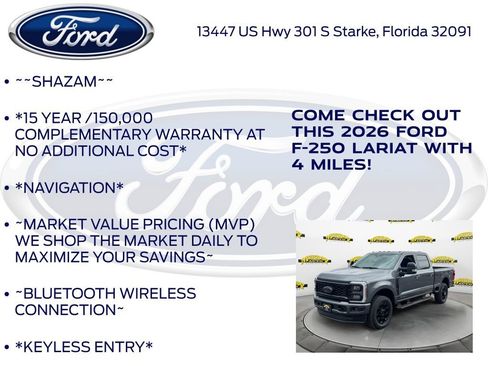 New 2026 Ford F250 Lariat AWD/4WD image 5