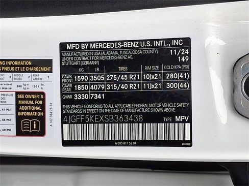 Certified 2025 Mercedes-Benz GLS 450 4MATIC image 28