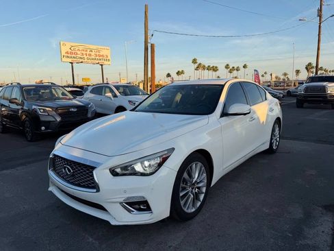 Used 2021 INFINITI Q50 Luxe RWD image 3