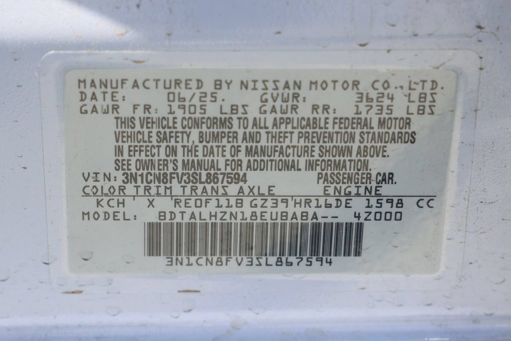 Used 2025 Nissan Versa SR w/ Trunk Package FWD image 34