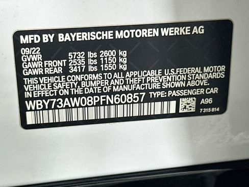 Used 2023 BMW i4 eDrive40 w/ M Sport Package RWD image 12