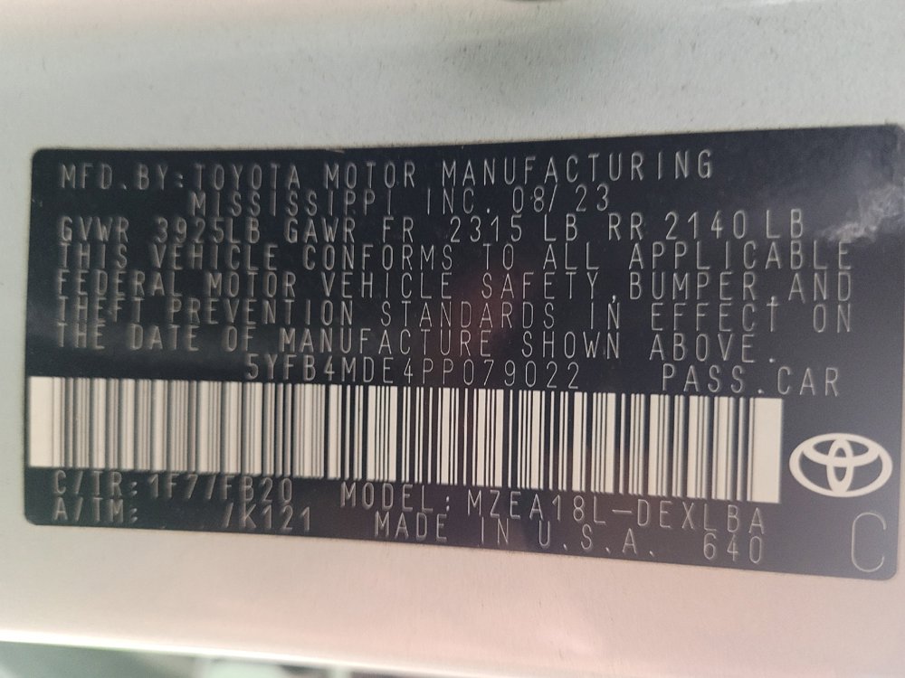 Used 2023 Toyota Corolla LE FWD image 33
