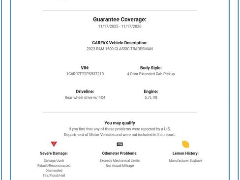 Used 2023 RAM 1500 Tradesman w/ Popular Equipment Group image 24