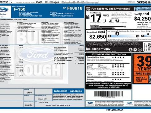 Used 2016 Ford F150 XLT w/ Equipment Group 301A Mid AWD/4WD image 31