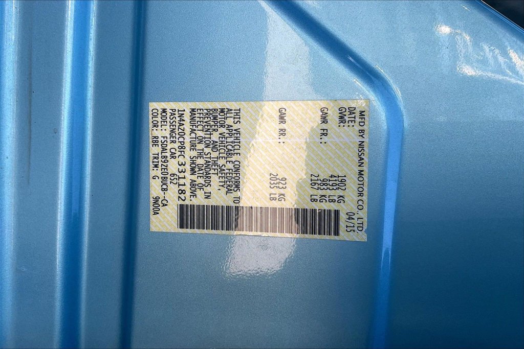 Used 2015 Nissan Leaf S w/ Charge Package FWD image 10