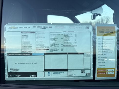 New 2025 Chevrolet Express 3500 w/ Power Convenience Package image 16