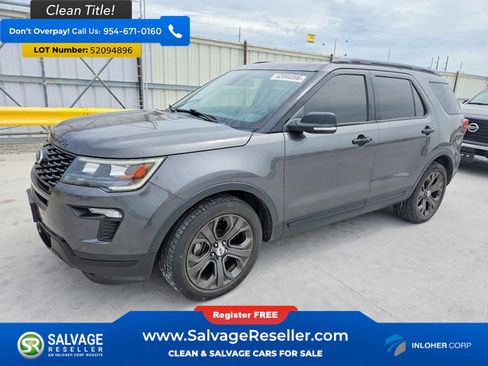 Used 2018 Ford Explorer Sport w/ Equipment Group 401A AWD/4WD image 1
