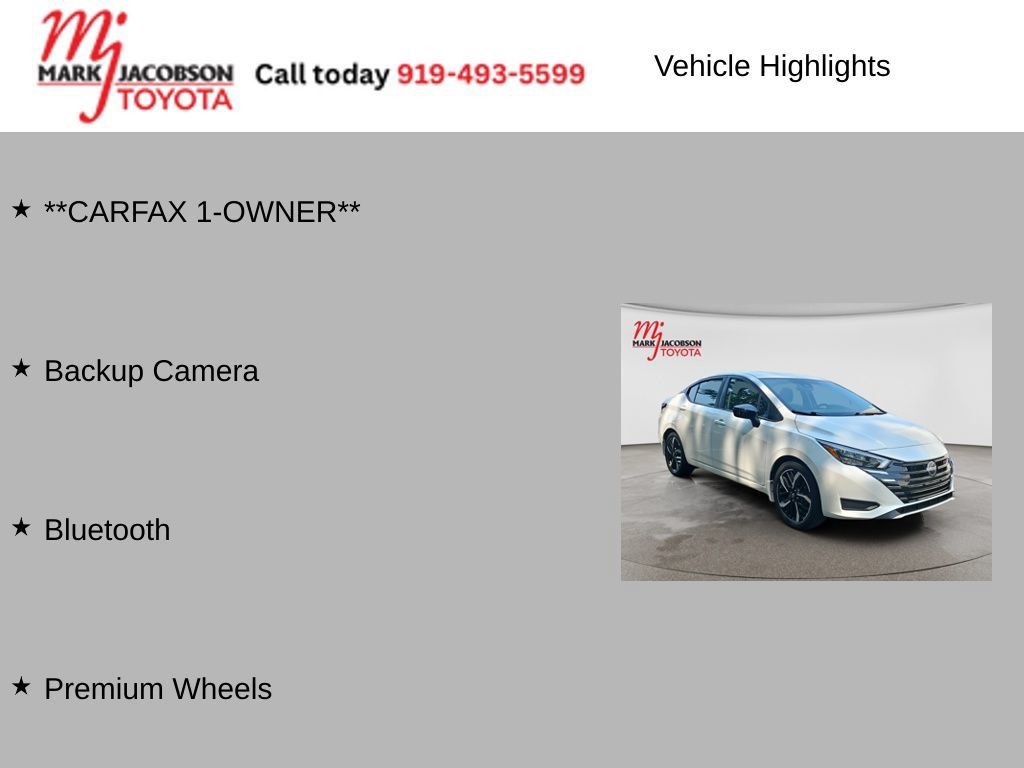 Used 2025 Nissan Versa SR w/ Trunk Package FWD image 6