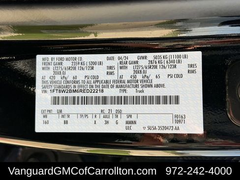 Used 2024 Ford F250 Platinum AWD/4WD image 36